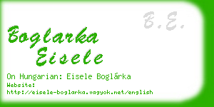boglarka eisele business card